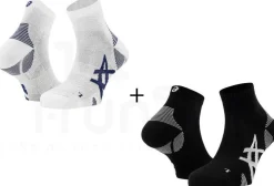 2 paires Cushion Run Quarter