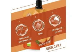Gel naturel bio - Abricot - Thym