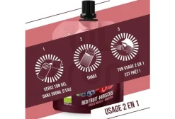 Gel naturel bio - Fruits rouges - Hibiscus