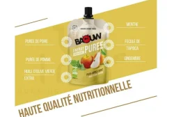 Purée nutritionnelle bio - Poire - Pomme - Menthe