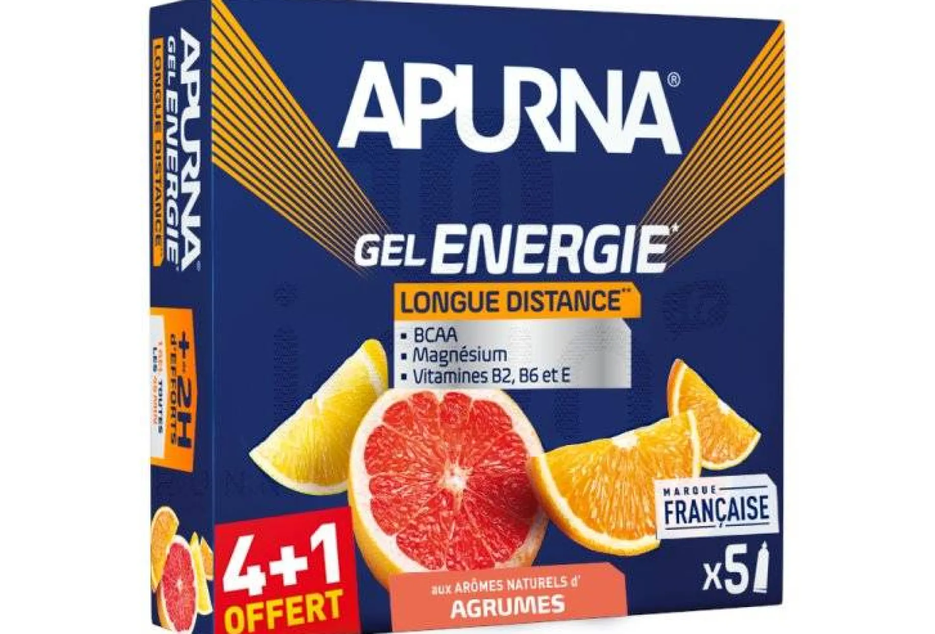 Étui gels +2h d'effort Agrumes
